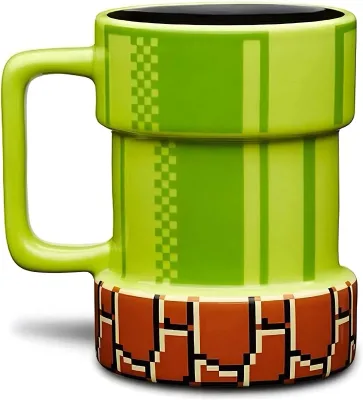 Super Mario Water Pipe Ceramic Mug Cartoon 3d Coffee Mug Beer Drinkware Sewer Cups Birthday Xmas Gift For Friends Or Kids