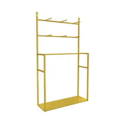 Metal Acrylic Glass Wood Underwear Hanging Panties Shelf Bra Display Stand for Retail Store Storage and Show