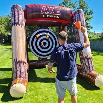 Hot Sale Carnival Tossing Game Good Price Inflatable axe Throwing Game