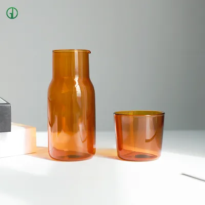 Hot Sale 500ml Pitcher Glass Carafe for Water Juice Glasses and Jug Carafe En Verre Glass Carafe for Water
