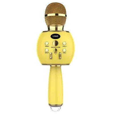 Wholesale Electronic Wireless Speaker With Microphone Karaoke Microphone KTV Microphone for Party Home