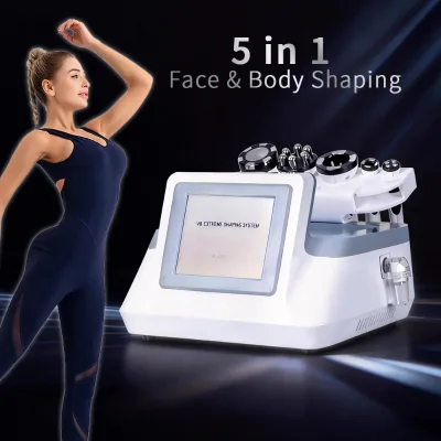 Professional Handheld Fat Burning Body Shaping RF EMS Machine with US Plug Plastic/Cream Materials for Hands Weight Loss