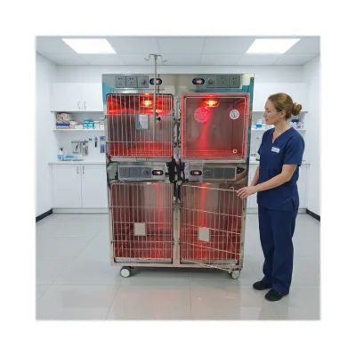 Acrylic Transparent Door with Temperature Control and Heating for Pet Hospitals