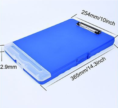New Office Organization Box Pen Holder A4 Legal Paper Folder A4 Sublimation Clipboard with Large Capacity