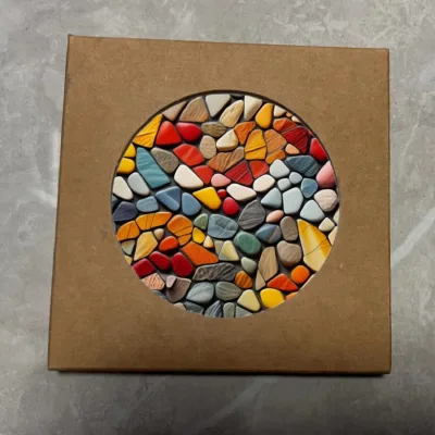 Manufacture Diatomaceous Earth Coasters Custom Absorbent Stone coaster