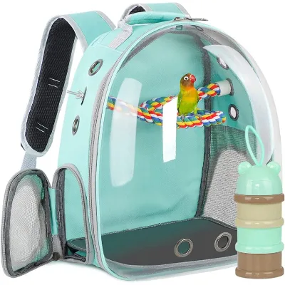 Portable Bird Cage Backpack Breathable Travel Parrots Carrier for Pets' Comfortable Journey