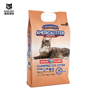 Hot Selling Bentonite Cat Litter America Litter Solid Clump Arena Para Gatos