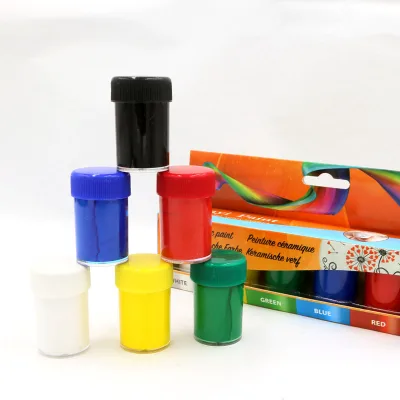 Bview Art 6 Colors High Quality Waterproof T Shirt 20ml Fabric Paint for Cloth Textile Fabric