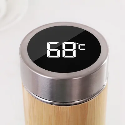 2023 High Quality 450ml Smart touch Intelligent Temperature Display Vacuum Insulated Water Bottle