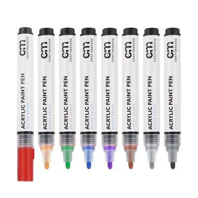 Heat Water Based Non Toxic Acrylic Paint Marker Pens for Painting Art Supplies Marker Pens for Kids and Adults
