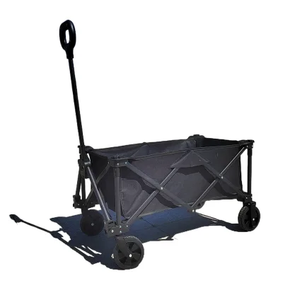 100L Collapsible Foldable Four Wheels Beach Cart Utility Grocery Shopping Camping Sports Wagon Cart with Handle