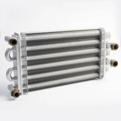 Factory Price Double Pipe Copper Heat Exchanger for Wall Mount Boiler Heat Exchanger