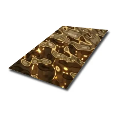 Best Quality Products 304 316 Stamped Mirror Metal Surface Stainless Steel Decorative Sheet for Decorative Hotel Ceiling