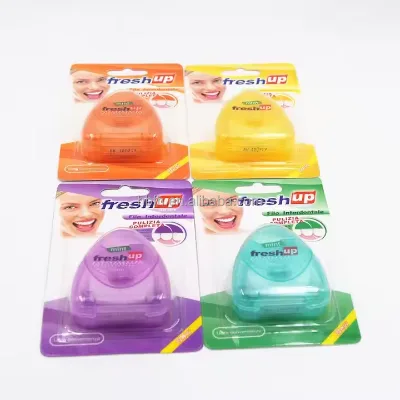 Gentle Complete Cleaning Nylon Floss 55 Yds Mint Waxed Dental Floss
