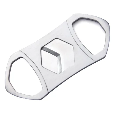New Style V Cut Custom Logo Durable Eco-Friendly Sharp Double Blade Stainless Steel Cigar Guillotine Scissors Cigar Cutter