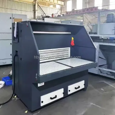 New Industrial Descending Worktable for Polishing Stone Metal Workshop Dust Removal System