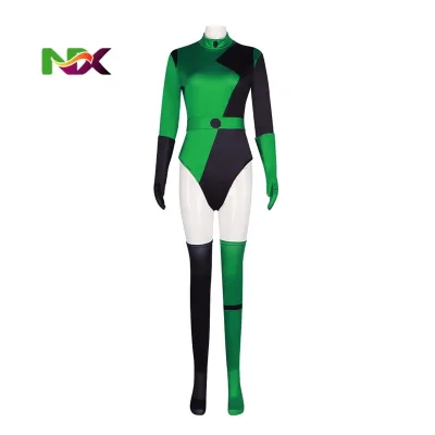 Kim Possible Cartoon Cosplay Costume Anime Stage Halloweened Outfit