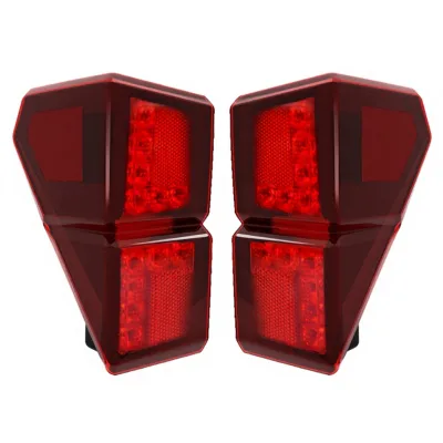 UTV Tail Light Upgrade with Acrylic Material Made China Compatible Polaris Ranger 20202024 LED Rear Lights for Vehicles