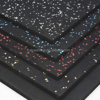 Hot Selling PVC Gym Flooring Mats Practical 1m X 1m Industrial Rubber Mat 15mm Thick XPE Material