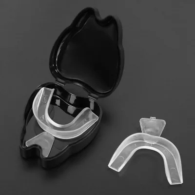 High Quality Ultra Clear Thermo Plastic Teeth Whitening Mouth Trays Custom Self-Mould Gel Guards for Home Use Box Package