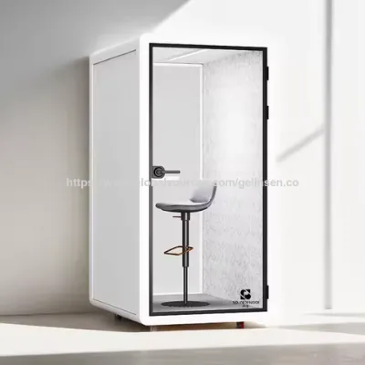 Soundproof Booth Acoustic Room Telephone Box DJ Broadcasting Studio Calling Pod Pavilion Office Commercial Meeting Booth