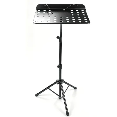 Professional Metal Tubular Music Stand Adjustable Height Orchestral Command Sheet Larger Music Stand Musical Instruments