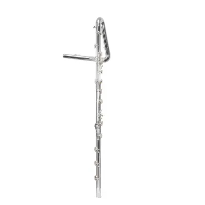 2026 NEW High Grade C Tone Silver Plated 16 Closed Holes Contra Bass Flute (JFL-750S)
