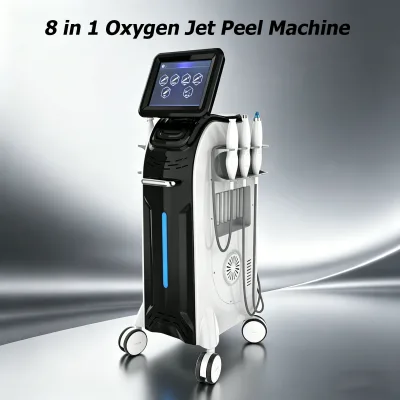 Advanced Non Irritative Face Lifting and Skin Care System With Touch Screen Control Oxygen Jet Peeling Machine