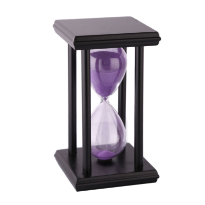 Decorative 30 Minutes Customized Logo Hourglass Wooden Sand Clock Timers for Living Room