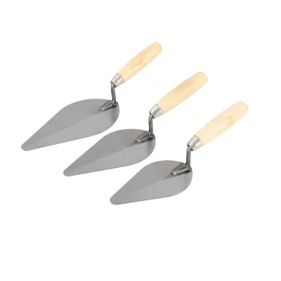 Industrial Wooden Handle High Carbon Steel Brick Knife Shovel Plaster Trowel Mud Brick Craftsman Building Cement