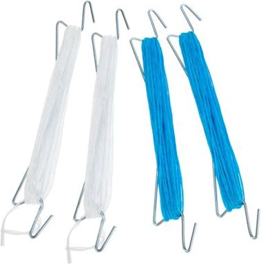 Galvanized Steel Tomato Double Hooks With Twine Rope
