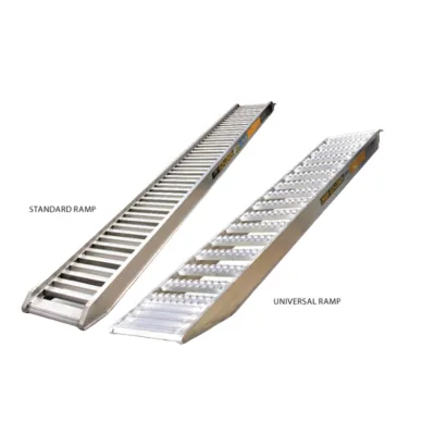 Heavy Duty Aluminum Loading Ramps Used for Kobuta and Bobcat Rubber Tracked Excavators
