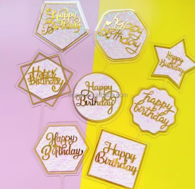 EMOER Happy Birthday Cake Topper
