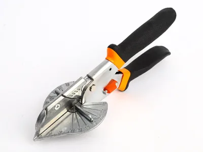 Portable Multi-Purpose SK5 Steel Shear with Soft Grip Rubber Handle for DIY Outdoor Sports & Camping Snipping Smooth Edge