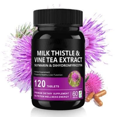 Milk Thistle Tablets Private Label Best Price Silymarin Milk Thistle Extract Tablets