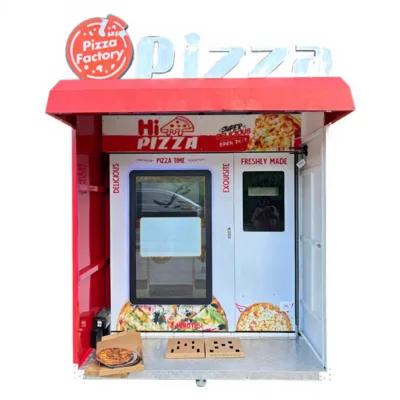 Fully Automatic Pizza Vending Machine Fast Serving Pizza Making Equipment Cooking Equipment Motor 1 Year Warranty
