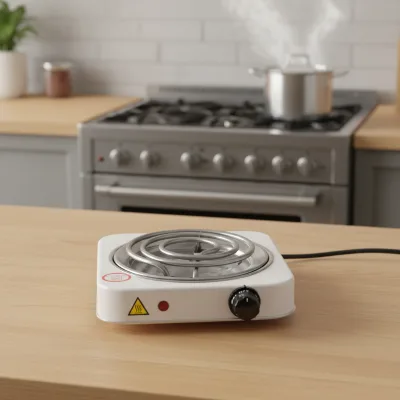 Single Burner Smooth  Electric Hot Plate Non Radiation for Home or Travle