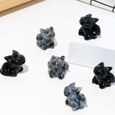 Inspiration Natural Stone Animal Shape Crystal Carving Crafts