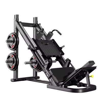 Lisglosports Commercial 45 Degree Leg Press Machine Heavy Duty Steel Gym Equipment for Strength Training Lower Body Workout