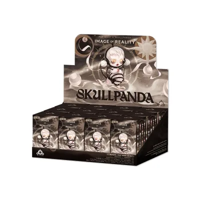 Skullpanda POOP MART 12pcs Blind Box Set Cute PVC Resin Animals Series Mystery Birthday Gift Animation Derivatives Product