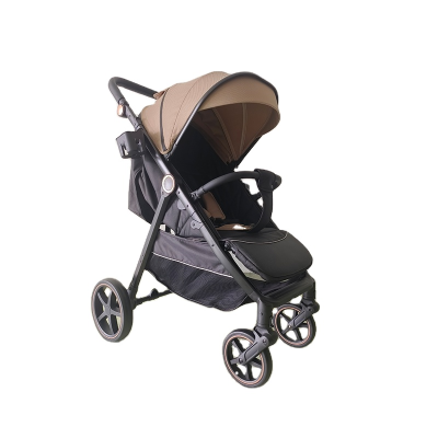 Fashionable Stroller Baby PU Handles Stroller With Detachable Front Handle Baby Products