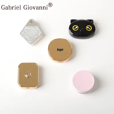 Solid Fragrance Perfume Embedded Metal Box Container Cosmetic Solid Perfume Box