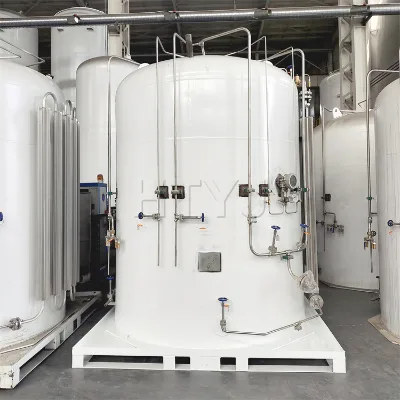 3000L Liquid Nitrogen Micro Bulk Tank HTYJ Factory for Medical Industry