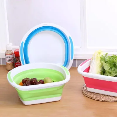 Wholesale Household Collapsible Portable Folding Water Container Wash Basin