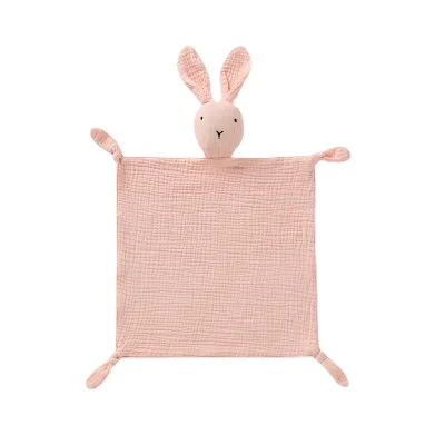 28x28cm Baby Security Blanket Easy Care Comforter Plush Baby Knitted Security Blanket