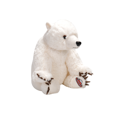 Good Quality White Colored Polar Bear Plush Toy Cartoon Polar Bear Stuffed Animal Toys Custom Icon Polar Bear Soft Toy