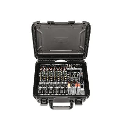 LAIKESI Professional Active Audio Video 350W 8 Channels Sound Mixer Metal Case Adjustable Voice Multiple Effects Wired Outdoor