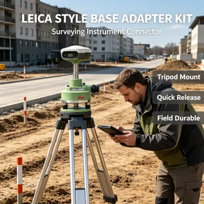 Survey Instrument Accessory Tribrach Connector Compatible With Leica for Total Station GNSS RTK Survey Measurement