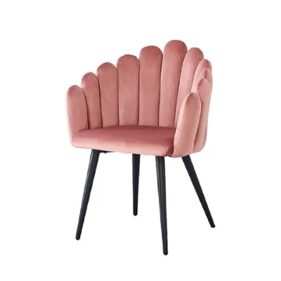 Modern velvet dining room chair