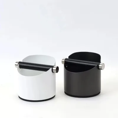 Restaurant Kitchen Eco-Friendly Stainless Steel Stocked Trash Can Coffee Grounds Holder Garbage Bucket